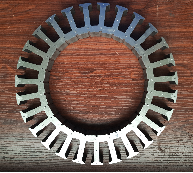 Stator core of washing machine motor